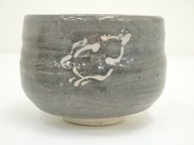 加藤春ニ 葵窯 瀬戸 鉄釉 茶碗 茶道具 古美術 古道具 アンティーク 加藤春ニ 葵窯 瀬戸 鉄釉 茶碗 茶道具 古美術 古道具